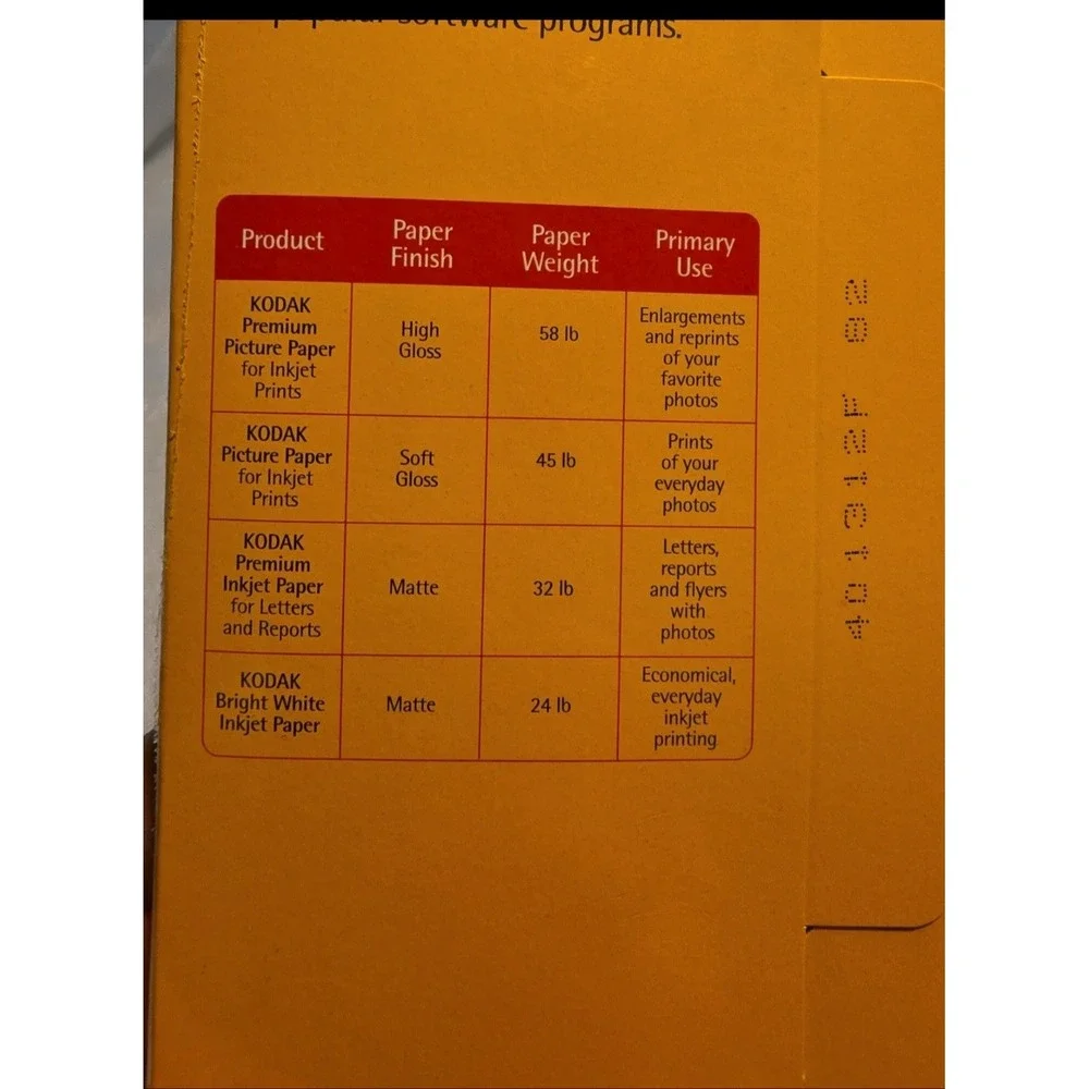 Kodak Inkjet Greeting Cards Matte Half-Fold 20 Count with Envelopes GCP-501